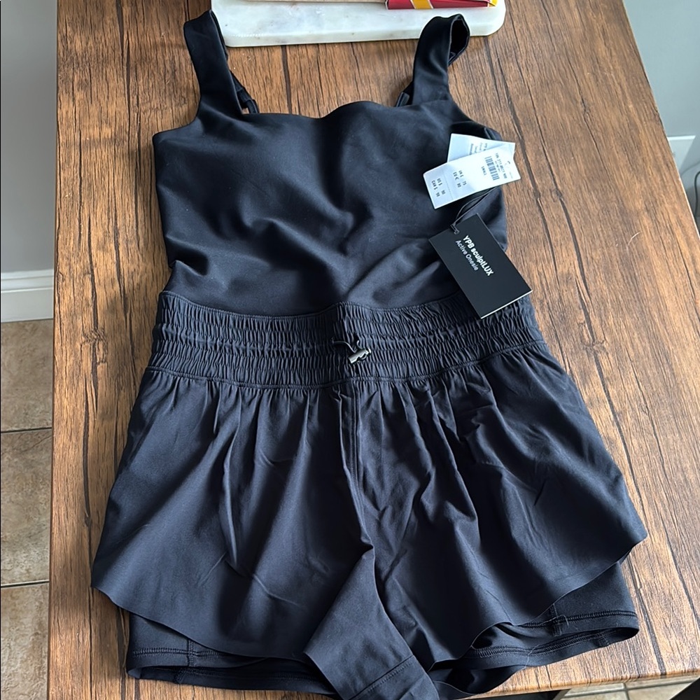 AF Black Sleeveless Romper